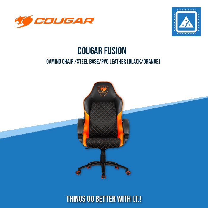 COUGAR FUSION GAMING CHAIR /STEEL BASE/PVC LEATHER COUGAR FUSION GAMING CHAIR /STEEL BASE/PVC LEATHER